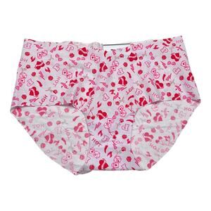 Victoria's Secret PINK No Show Seamlesss Hiphugger Whisper Spicy Print Medium